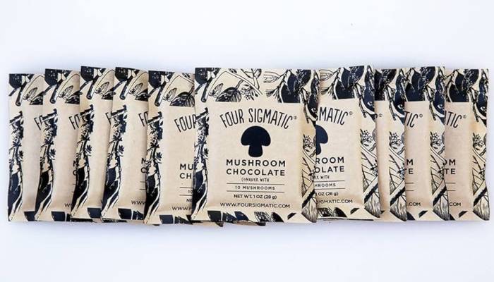 four sigmatic mushroom chocolate bar